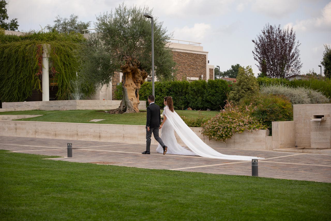 abito sposa mantella